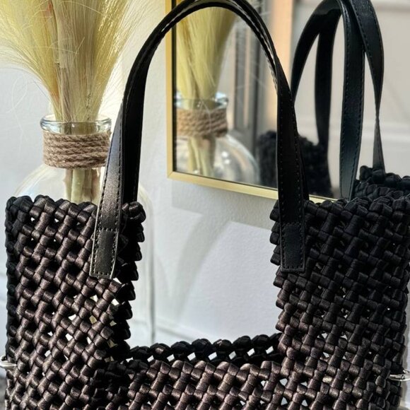 Braided Elegance Mini-Shopper - Picture 8 of 8